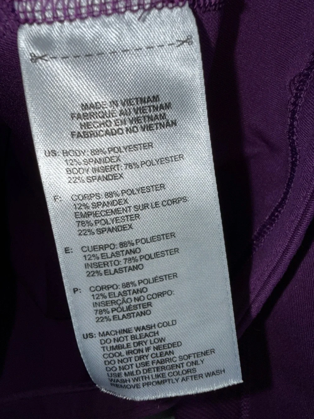 Adidas Climalite 1/4 Zip Pullover Jacket Women's Size M - Purple With Thumbholes - Picture 6 of 9